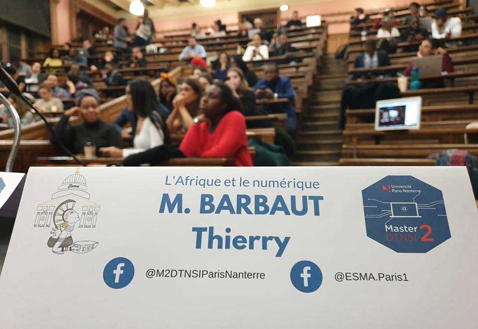 Master Sorbonne numérique Thierry BARBAUT